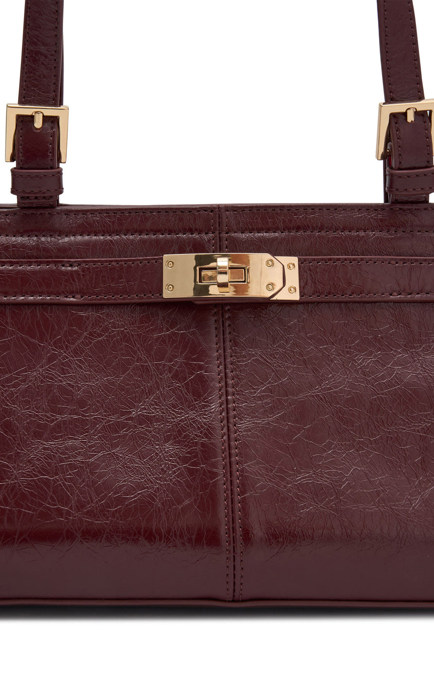 THE LUNA BURGUNDY BAG