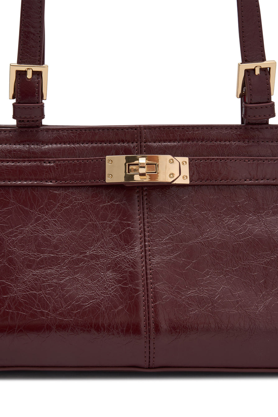 THE LUNA BURGUNDY BAG