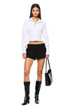 THE MARDI BLACK SHORT | model