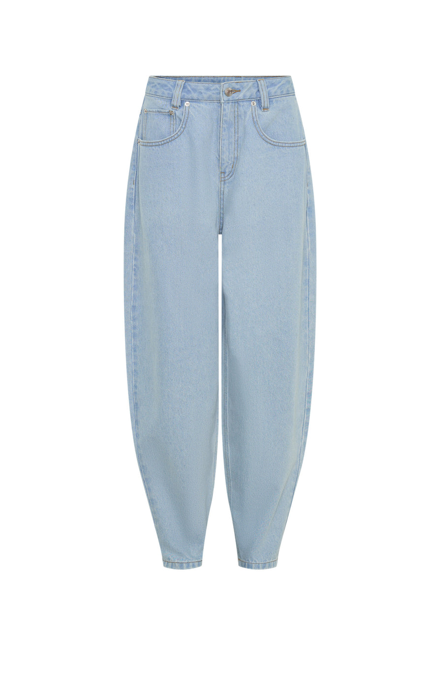 THE SAHARA LIGHT BLUE BARREL JEAN