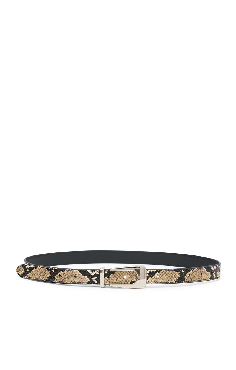 THE STASSIE SNAKE PRINT BELT | ghost