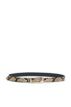 THE STASSIE SNAKE PRINT BELT | ghost