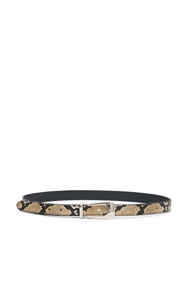 THE STASSIE SNAKE PRINT BELT 