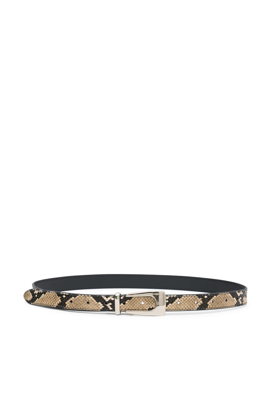 THE STASSIE SNAKE PRINT BELT | ghost