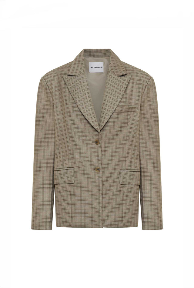 THE ISLA BLAZER CHECK 