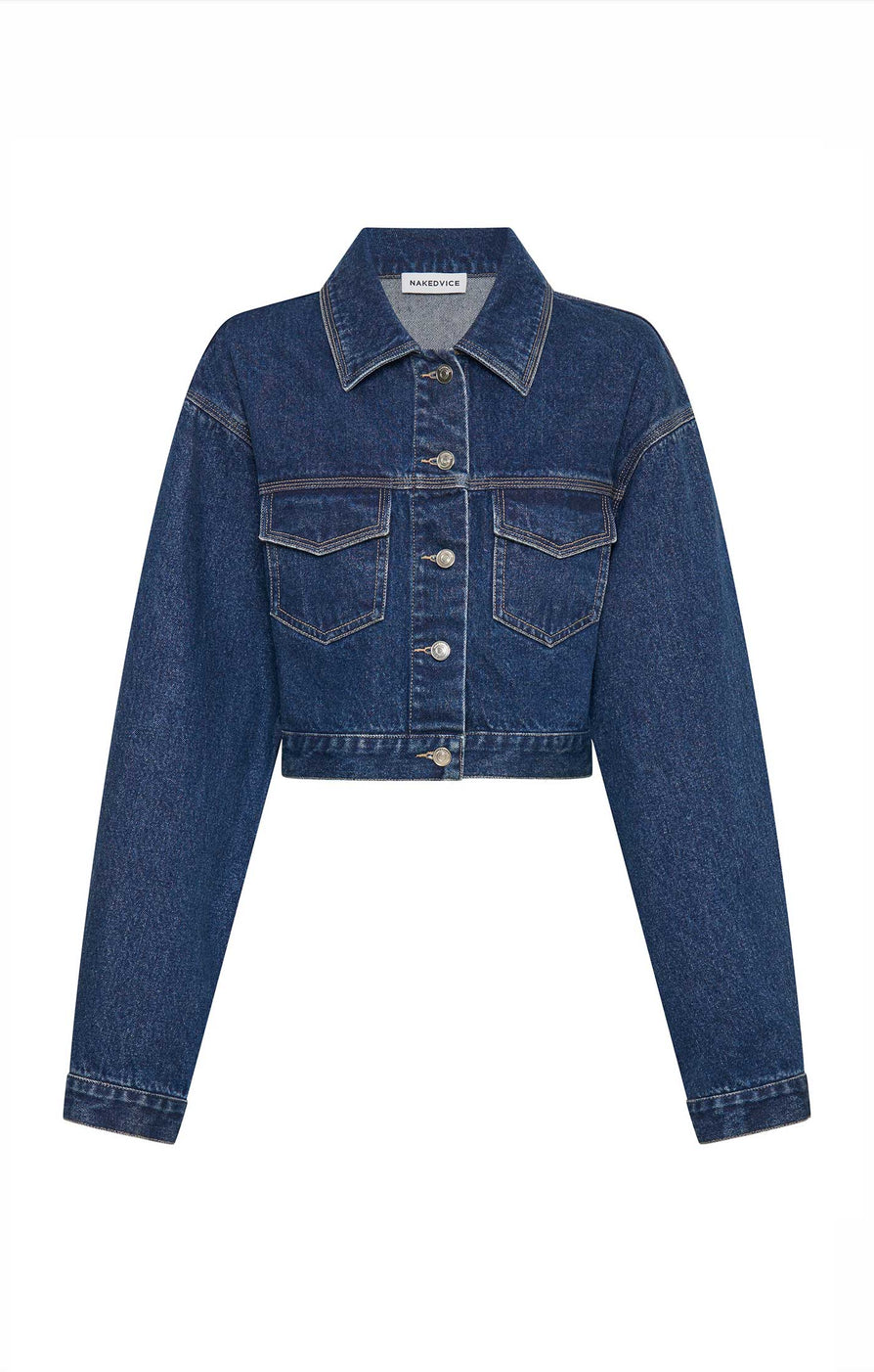 THE XAVIER BLUE DENIM JACKET | ghost