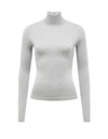 THE TULSA GREY MARLE TURTLENECK TOP | ghost