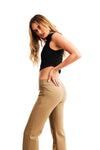 THE GWEN PANT TAUPE | model